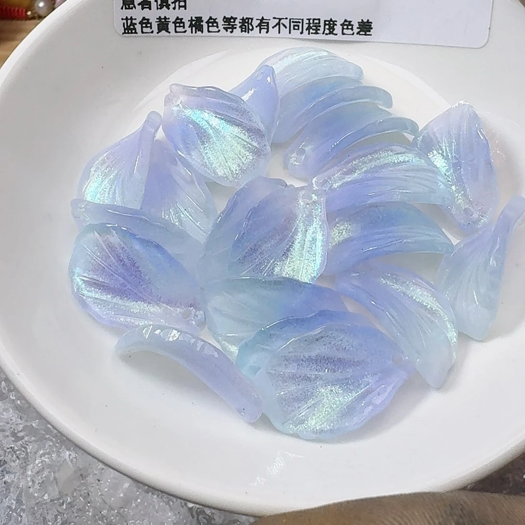 玻璃102号 榛子叶 五十个