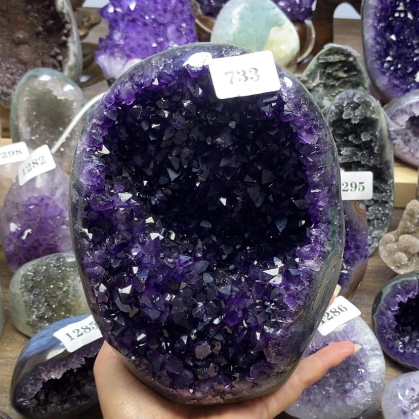 【闪购商品】未镶嵌大型摆件（非配饰）紫晶