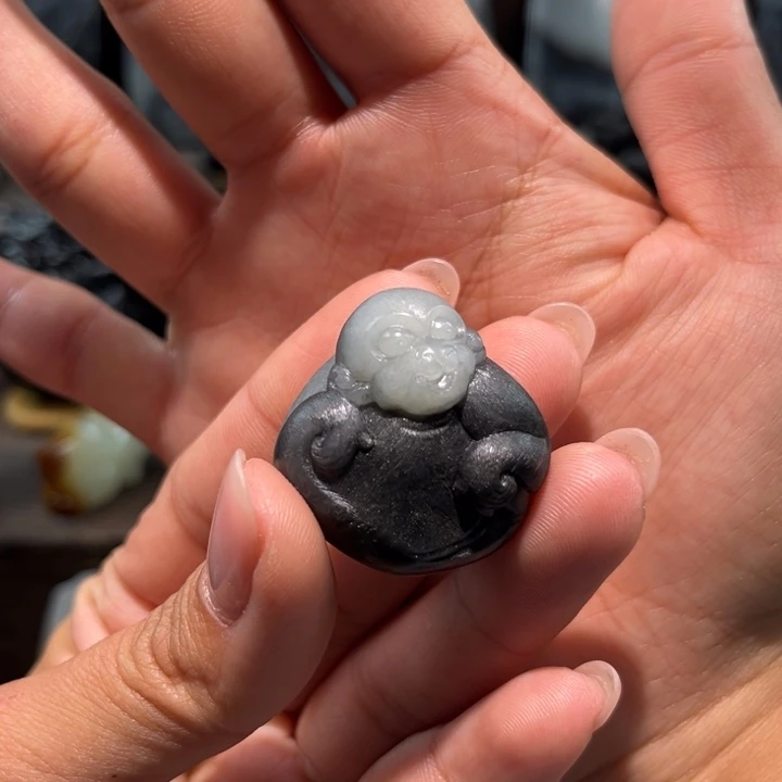 和田玉未镶嵌吊坠(不含链)