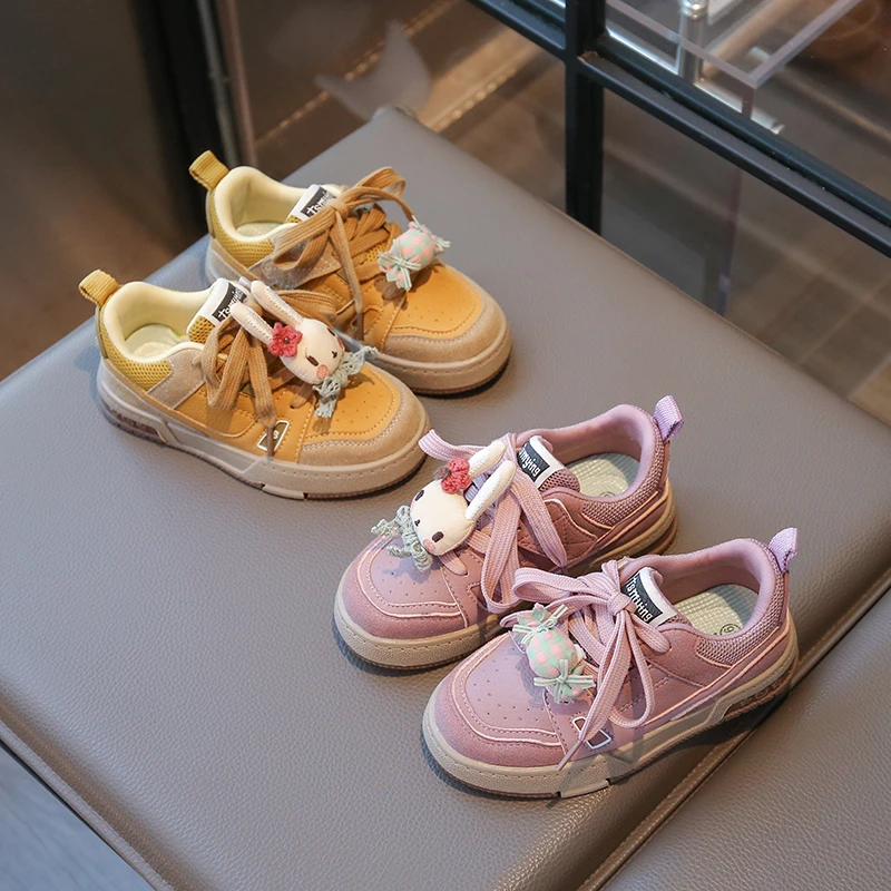 ABC儿童鞋子2025秋季新款女童低帮休闲鞋女童板鞋女孩时尚运动鞋