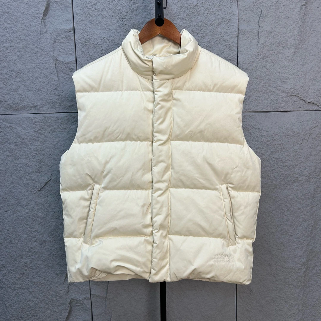 99新 Maison Margiela/梅森马吉拉 黄色羽绒马甲 S/M码 ys001593