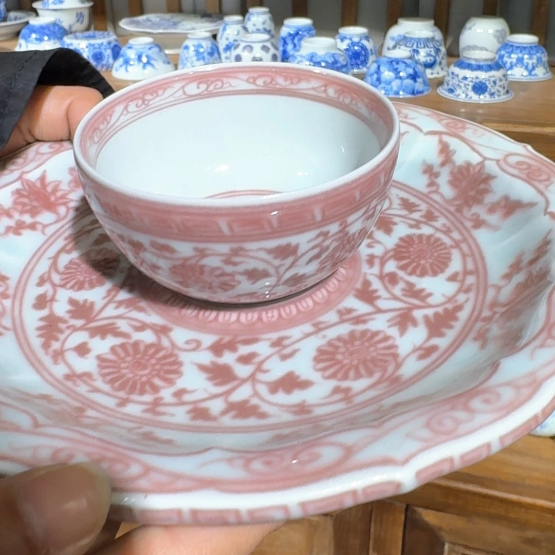 星*缠枝菊花套组漏耶