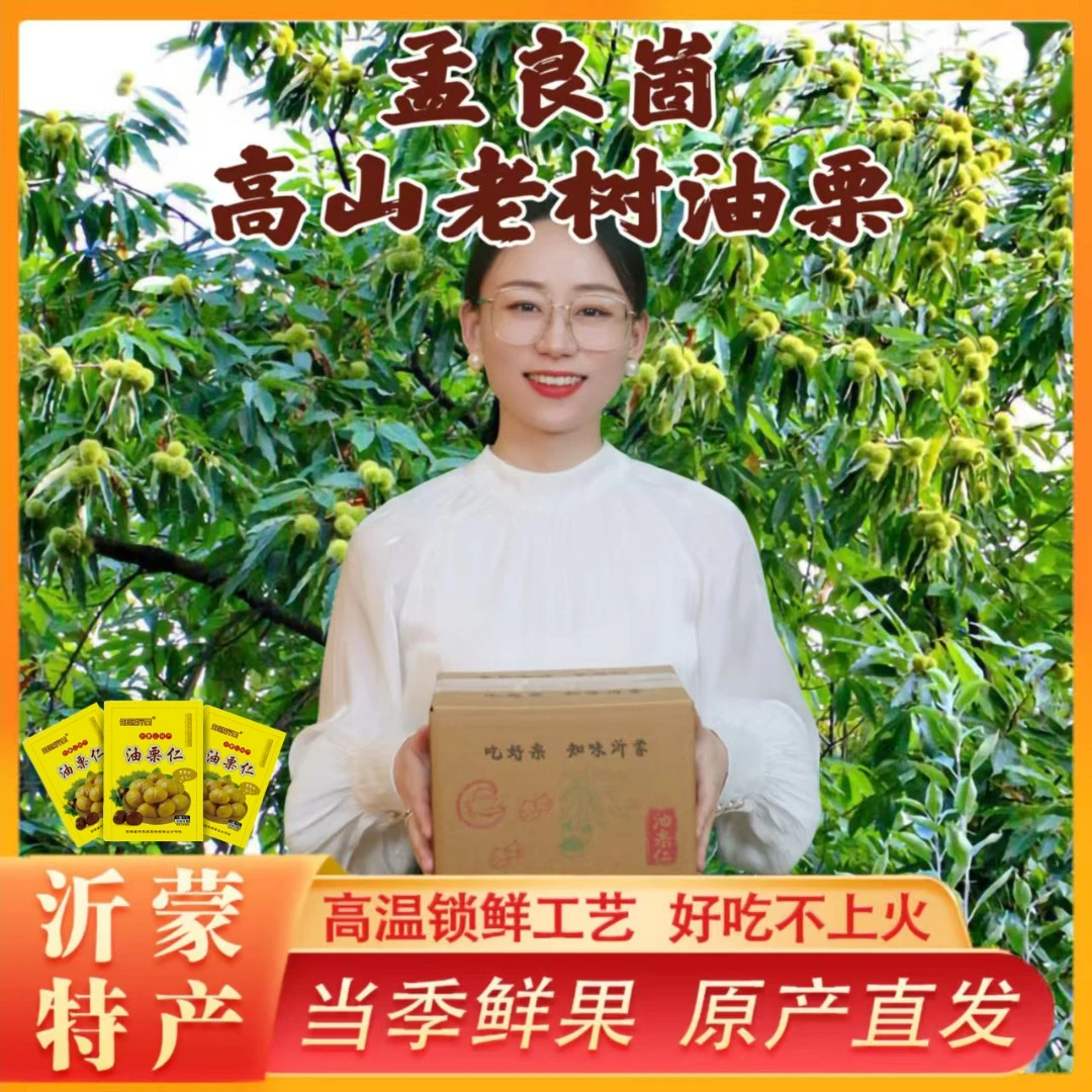 【蜜汁小包装 】买10发20 沂蒙山油栗仁 当季新油栗 工厂直发