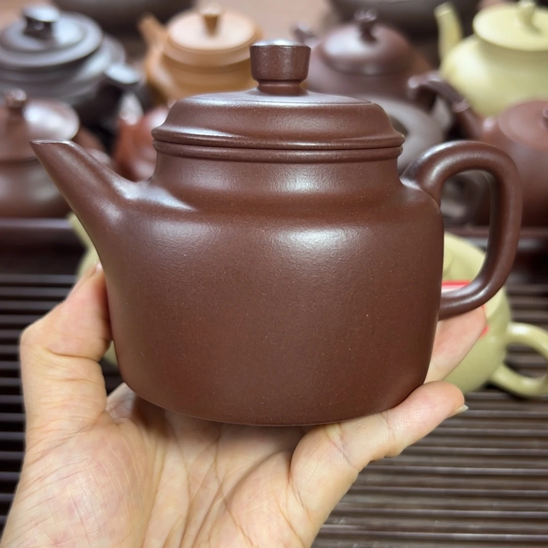 紫泥茶壶龙血砂 德钟 230cc