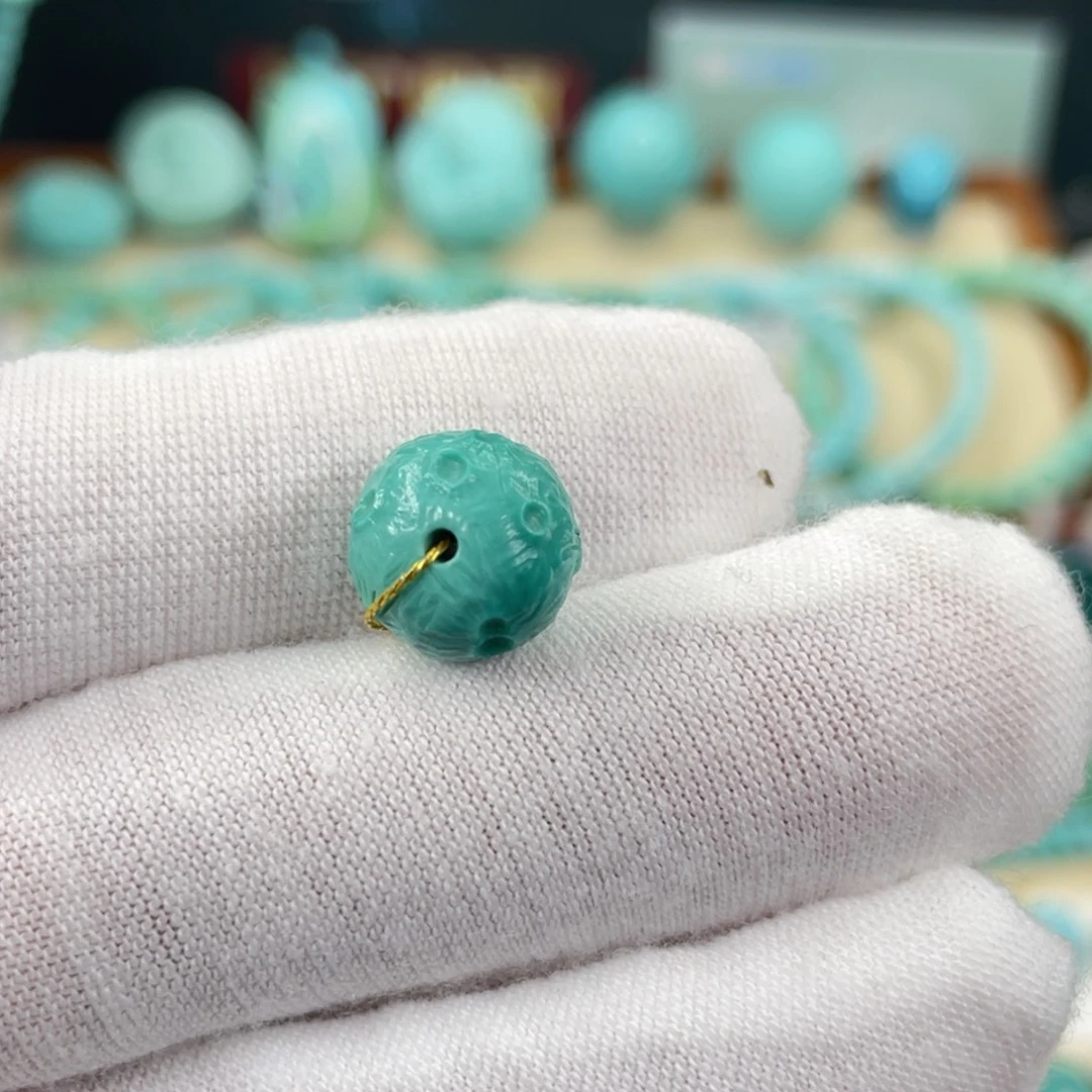 绿松石未镶嵌挂件