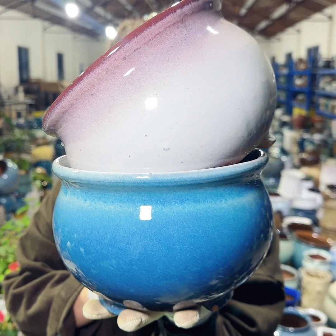 花盆紫砂高13口19