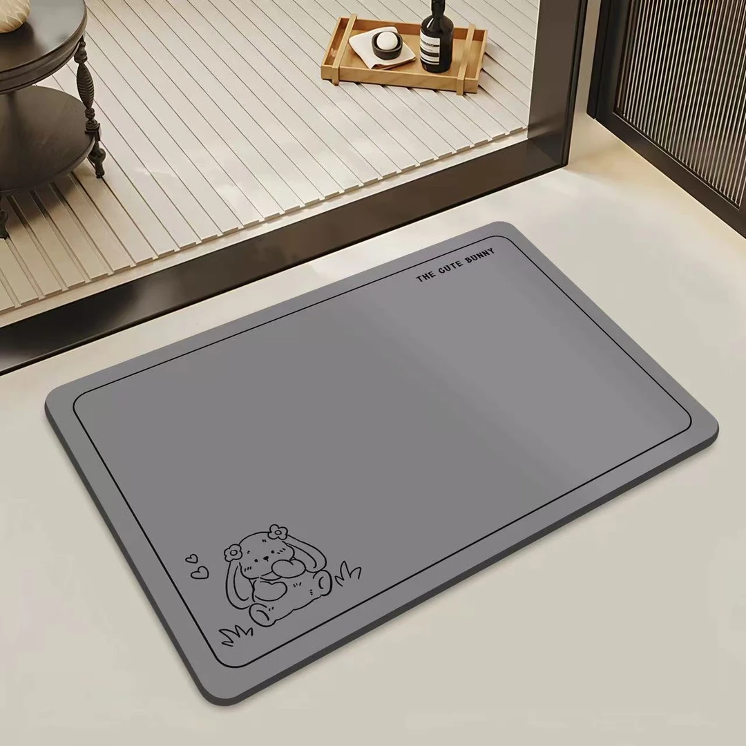 卫生间吸水地垫2025新款浴室脚垫防滑进门口门垫加厚耐脏免洗垫子