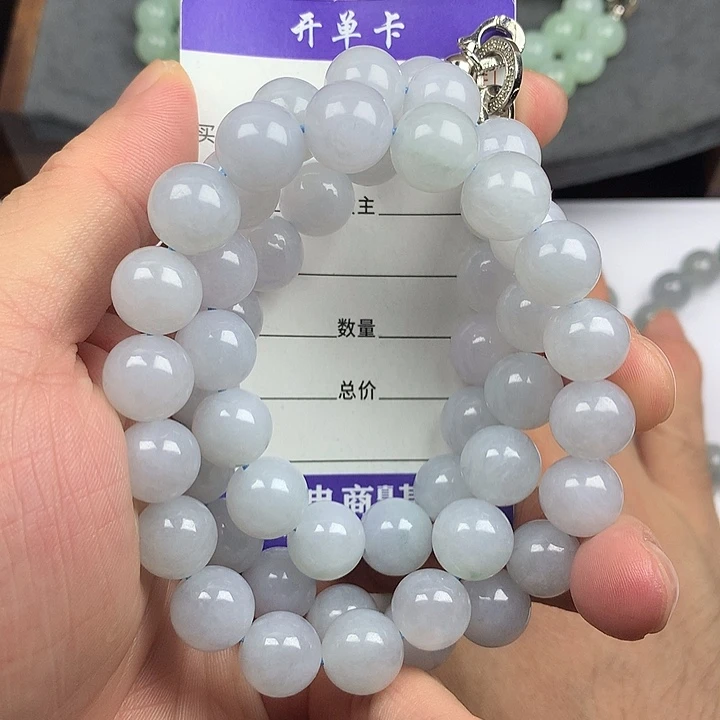 翡翠未镶嵌手链卡11.8