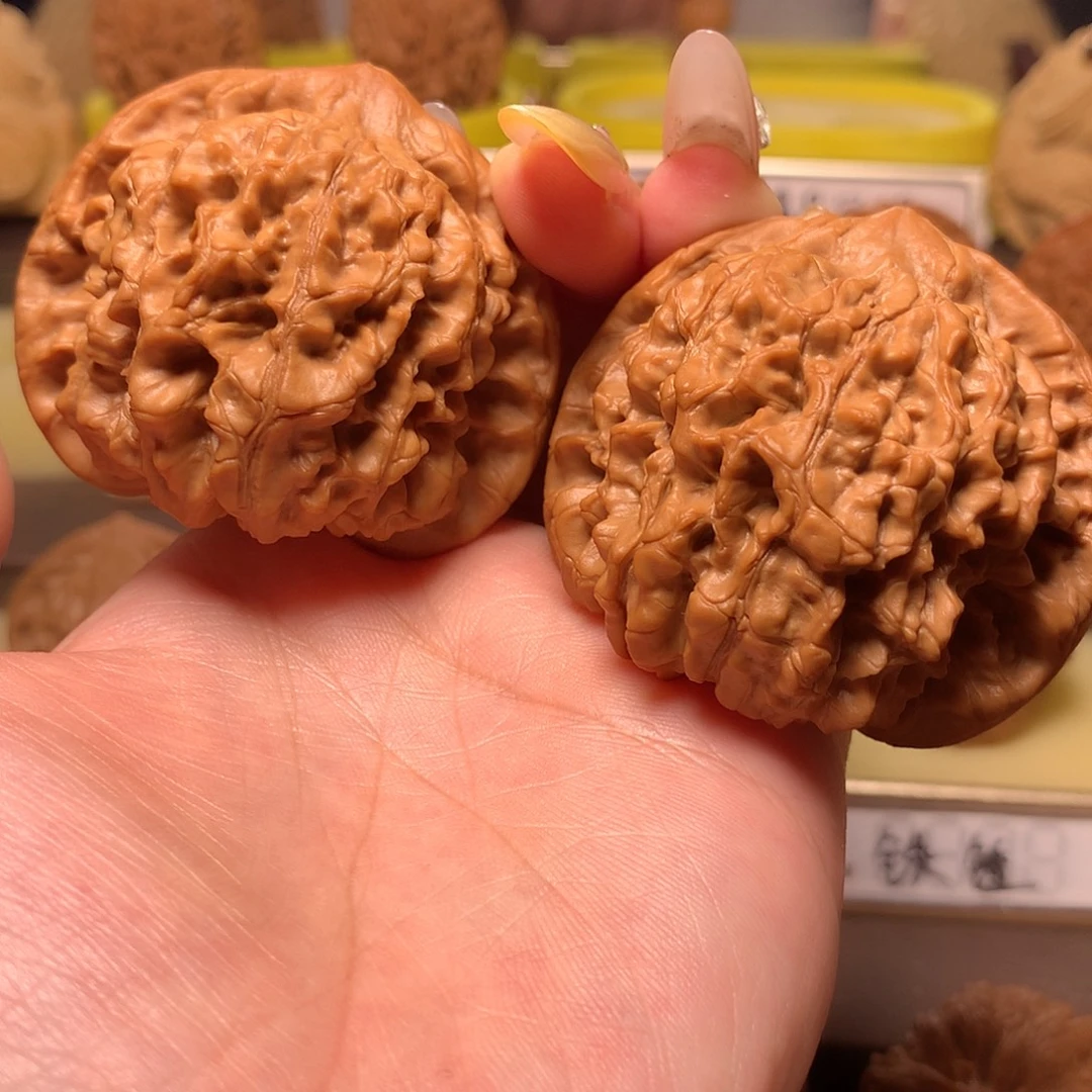 吊坠文玩核桃粗棱大官帽54全品精品