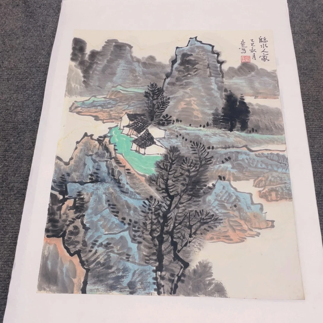 国画1.4平尺纯手绘国画作品