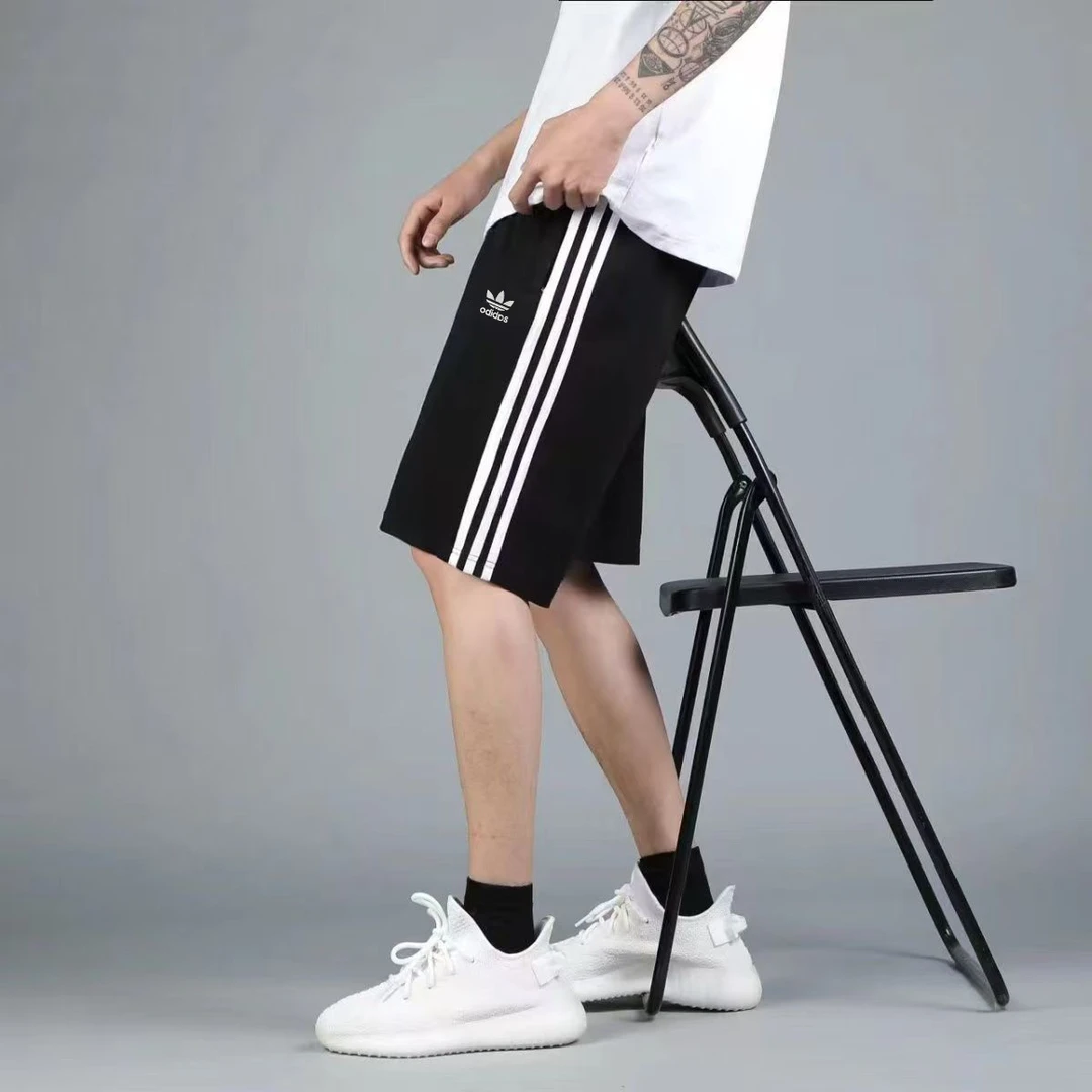 夏季情侣款尼龙梭织弹力运动短裤