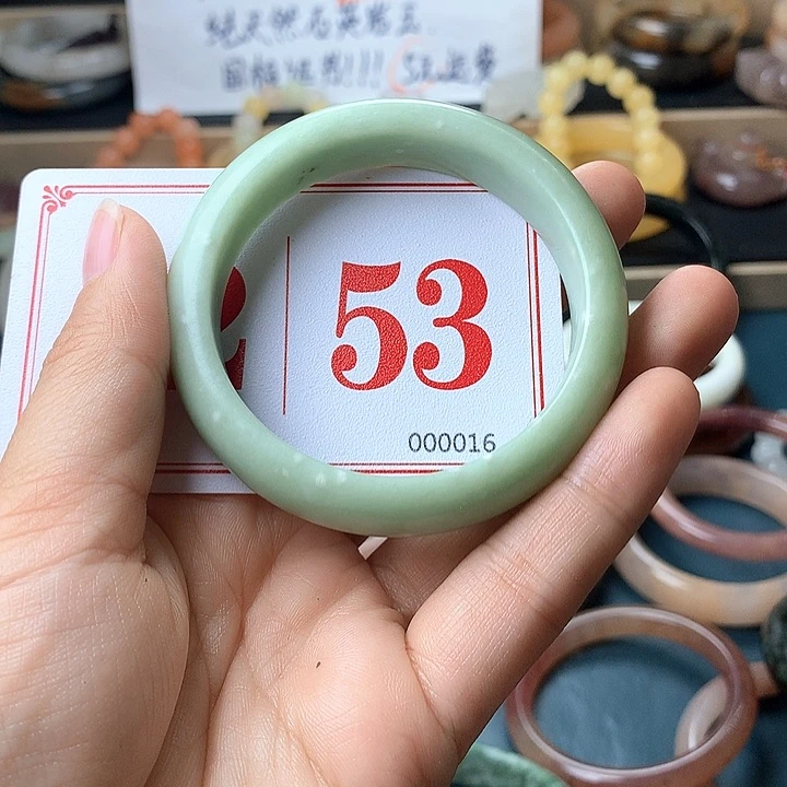 石英质玉（黄龙玉）未镶嵌手镯