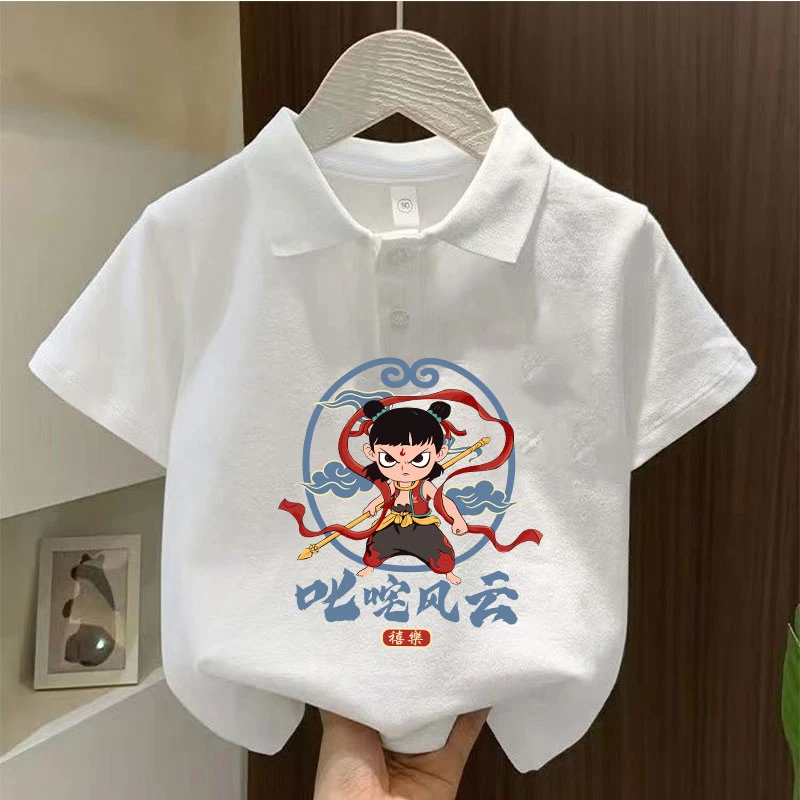男童纯棉短袖t恤2025新款POLO衫儿童夏天衣服宝宝休闲半袖翻领T恤