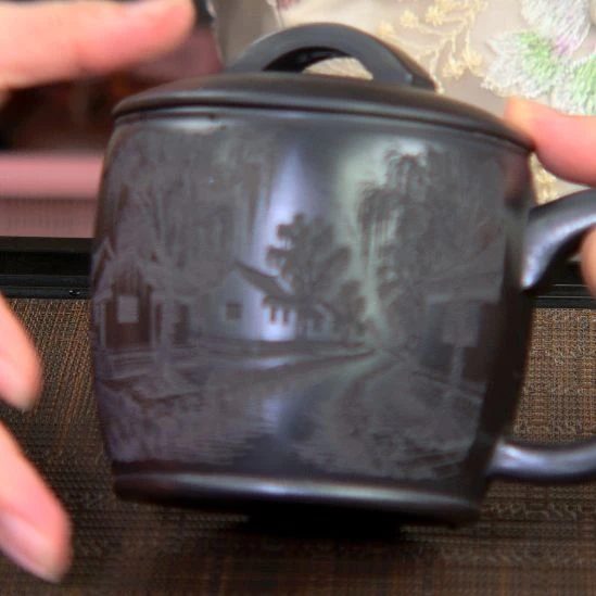 紫砂茶杯高货放漏