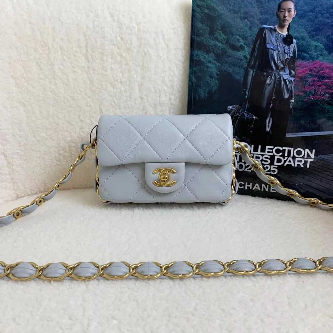 99新 Chanel/香奈儿 24K大mini包/84383034/12期免息/代卖服务