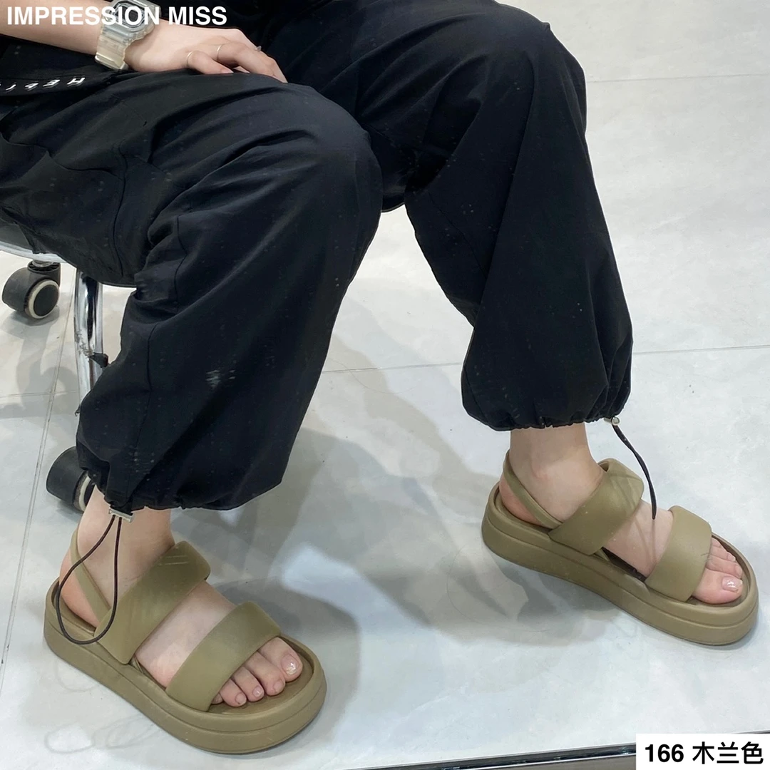 （166）时尚百搭厚底休闲凉鞋