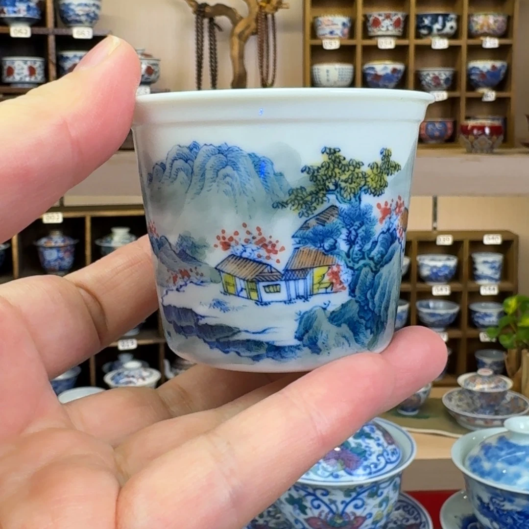 德物小雅手绘茶杯