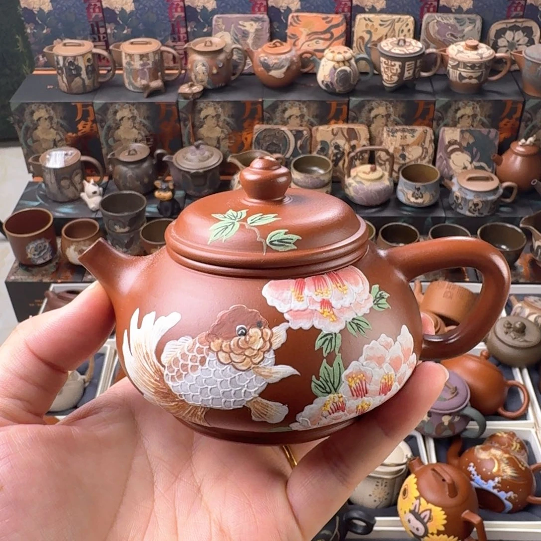 茶壶紫砂180cc原矿精工半手