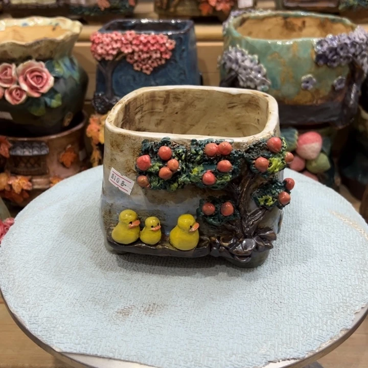 陶然多肉花盆百搭