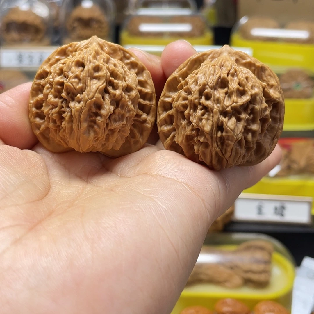 文玩核桃把件野生41尺寸全品