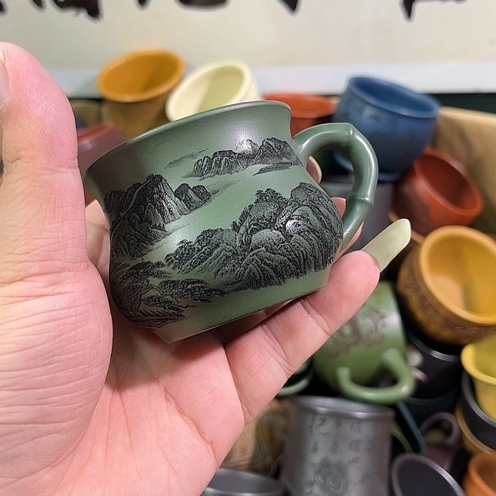 茶杯紫砂全手工紫砂主人杯