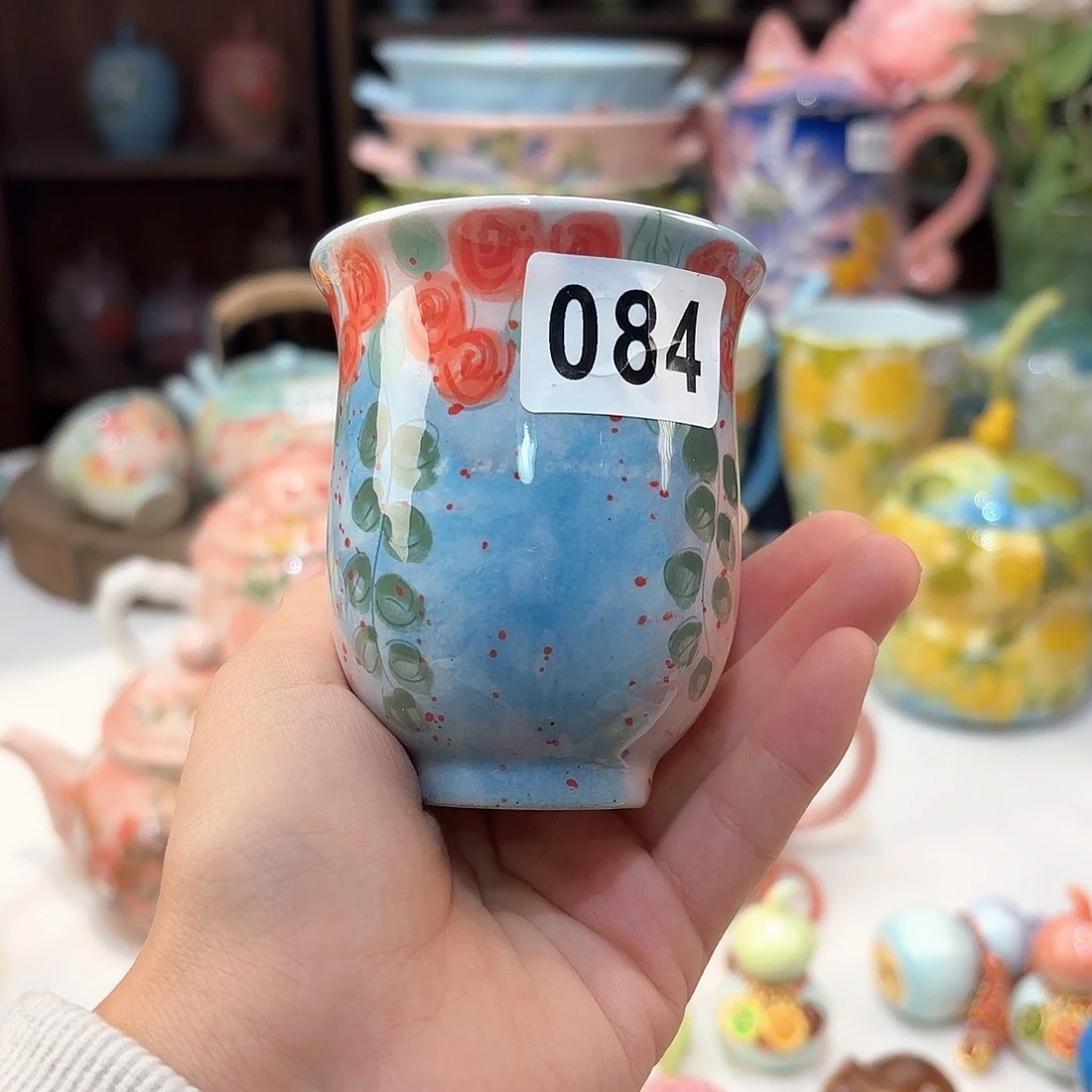景德镇手绘高温釉下彩陶瓷茶具