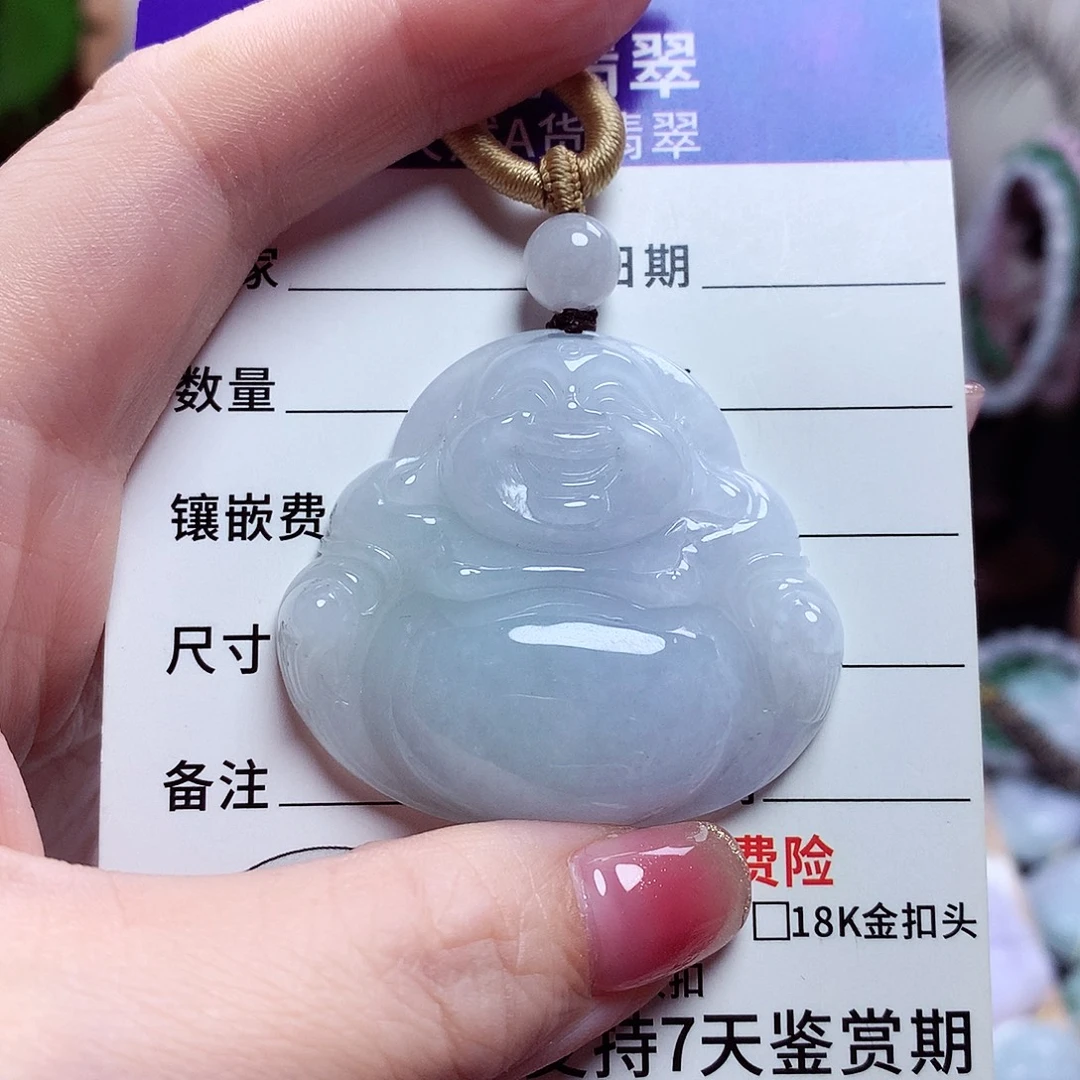 梦***园颈饰未镶嵌翡翠佛公