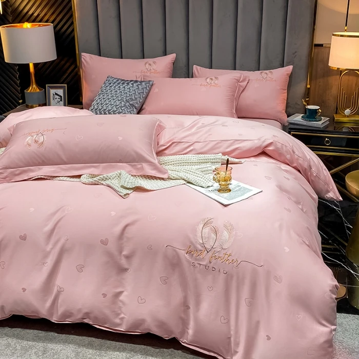 【刺绣四件套/颜色随机】被套200*230+-5cm/以介绍为准