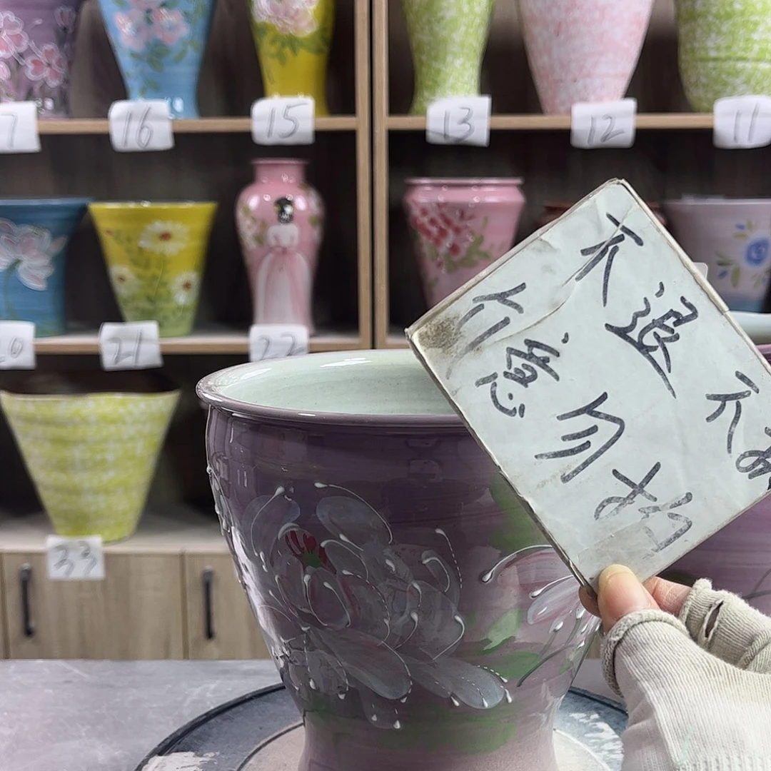 景德镇陶瓷花盆花盆