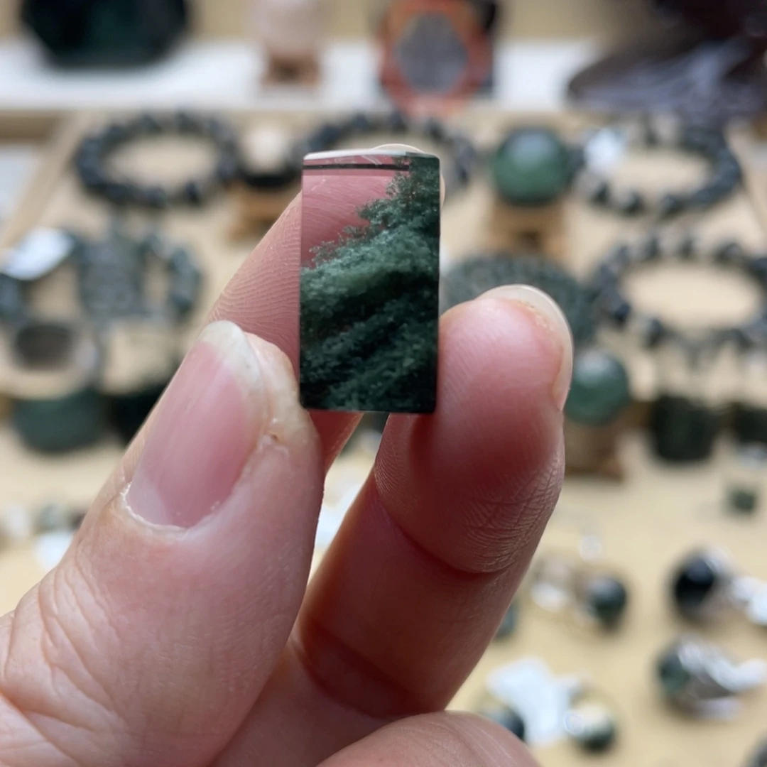 水晶颈饰未镶嵌绿幽灵聚宝盆无事牌