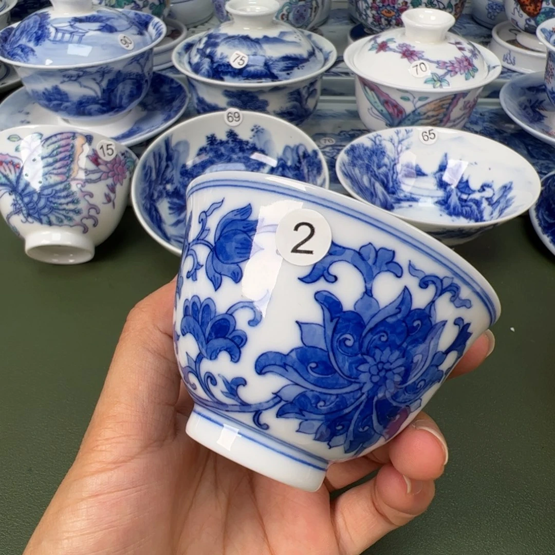 景德镇纯手工纯手绘茶具木木2