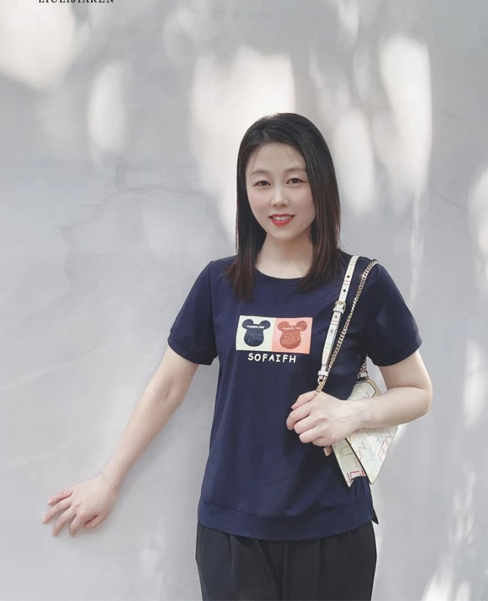 时尚印花短袖T恤