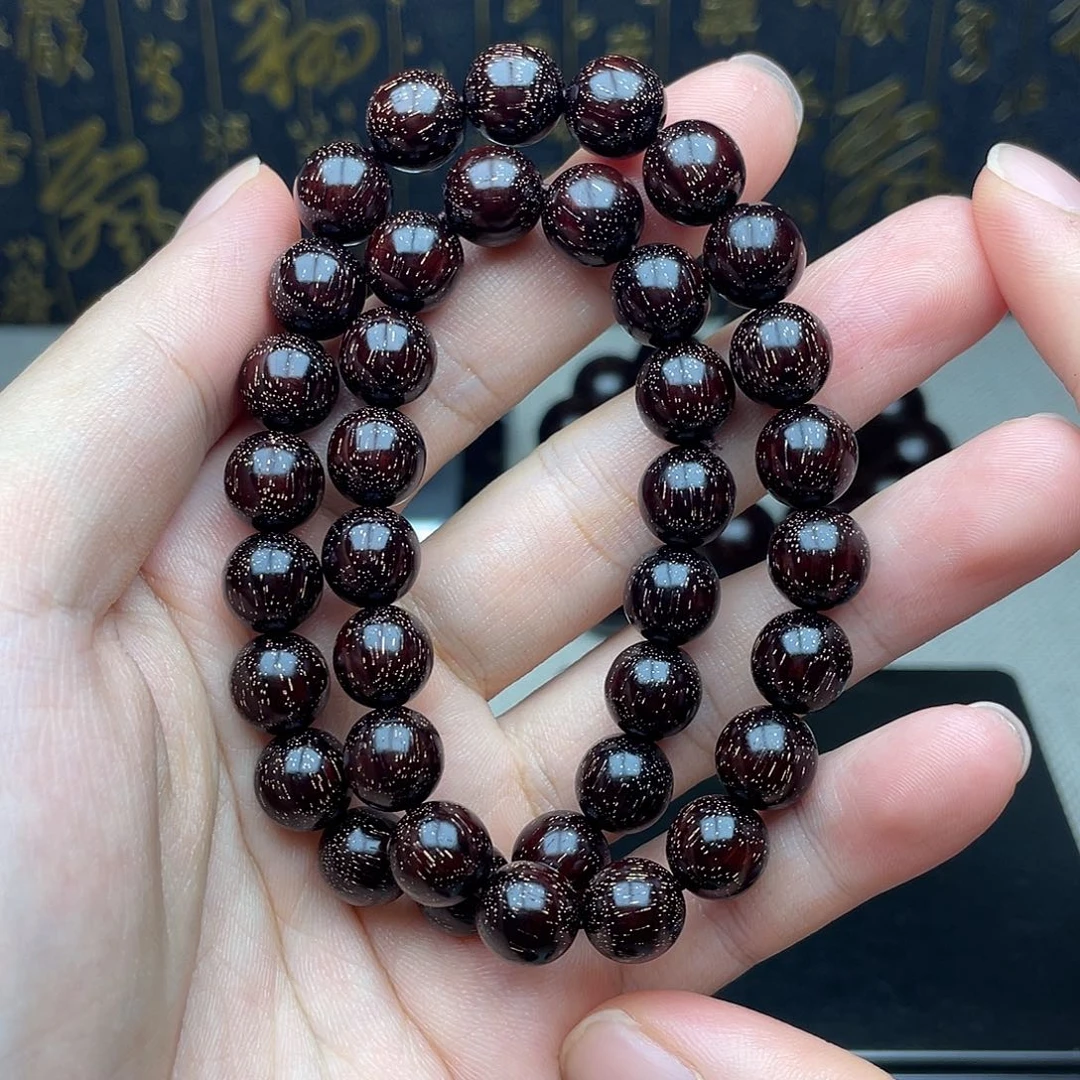 檀香紫檀（小叶紫檀）1.0 38颗 双圈 爆满金星