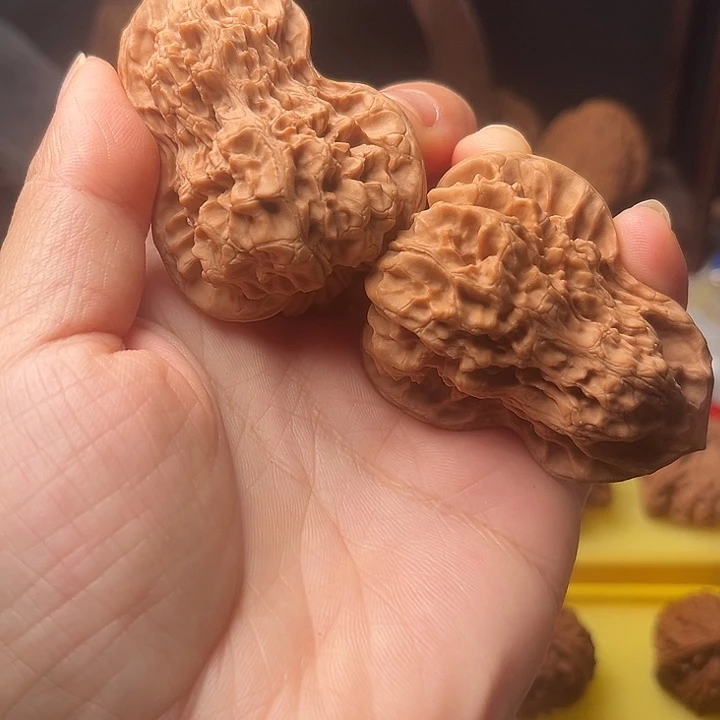 文玩核桃把件葫芦一对