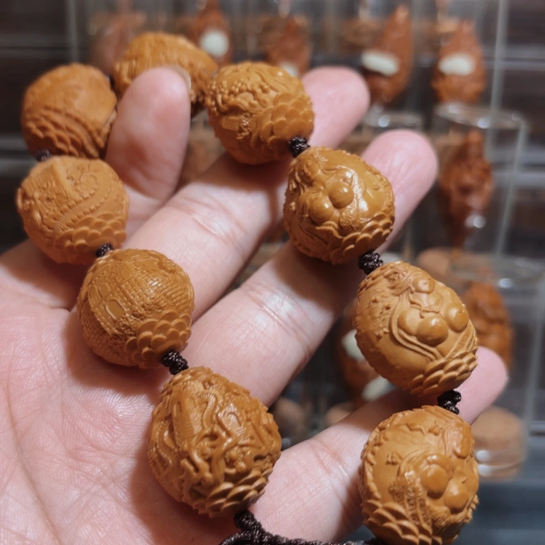 橄榄核手串/手链风景美女手串