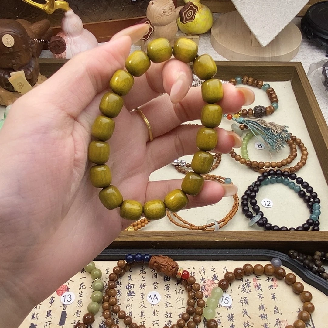 ੭***⁾楠木手串/手链桶珠