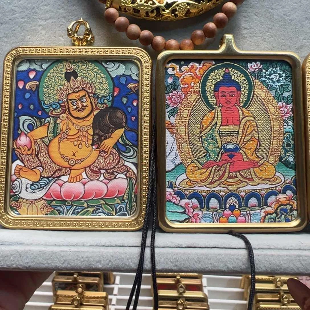 吊坠J*&双面阿弥➕黄老爷10号绳