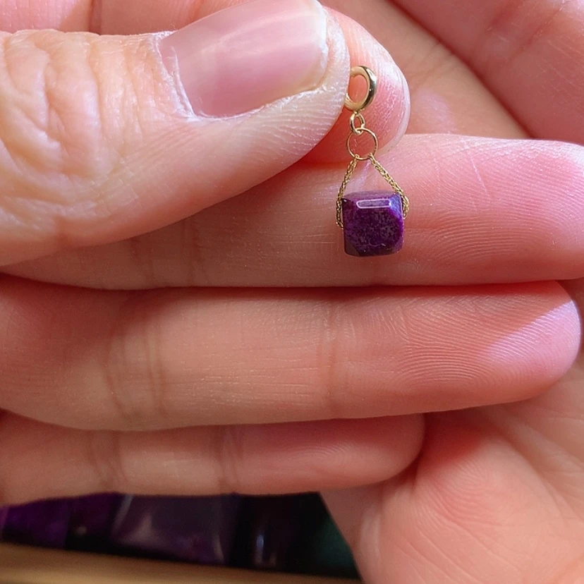 【闪购商品】苏纪石（舒俱来）吊坠18K金镶嵌