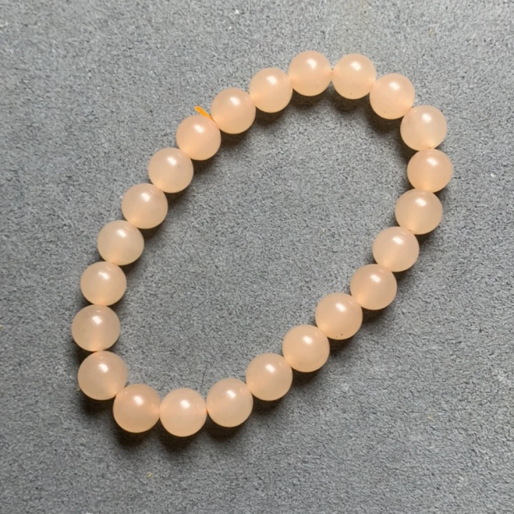 藕粉色608SL8mm珠串DIY串拍一发一