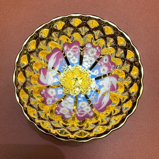 金玉满堂百鸟朝凤夜光杯精美茶杯高端主人杯单只装无礼盒yg