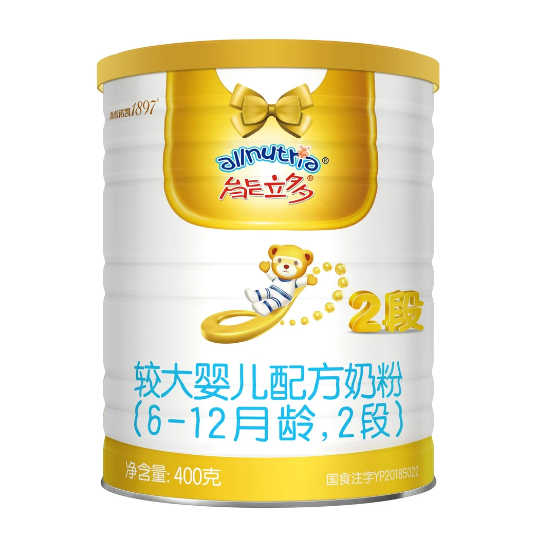 海普诺凯1897经典版 澳优能立多2段400g较大婴儿配方奶粉6-12月