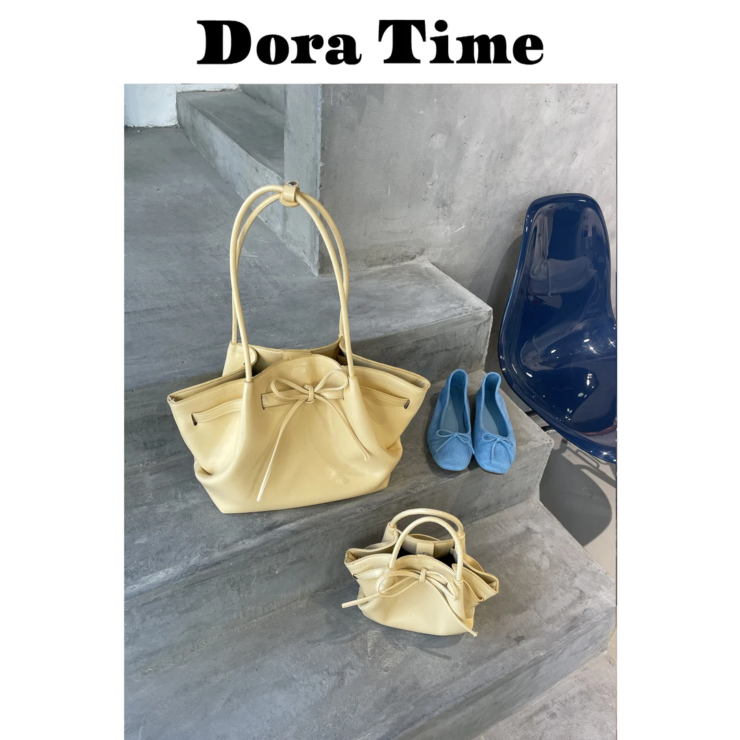 【蝴蝶公主】2025小众多巴胺芭蕾腋下包蝴蝶结菜篮子马卡龙单肩包