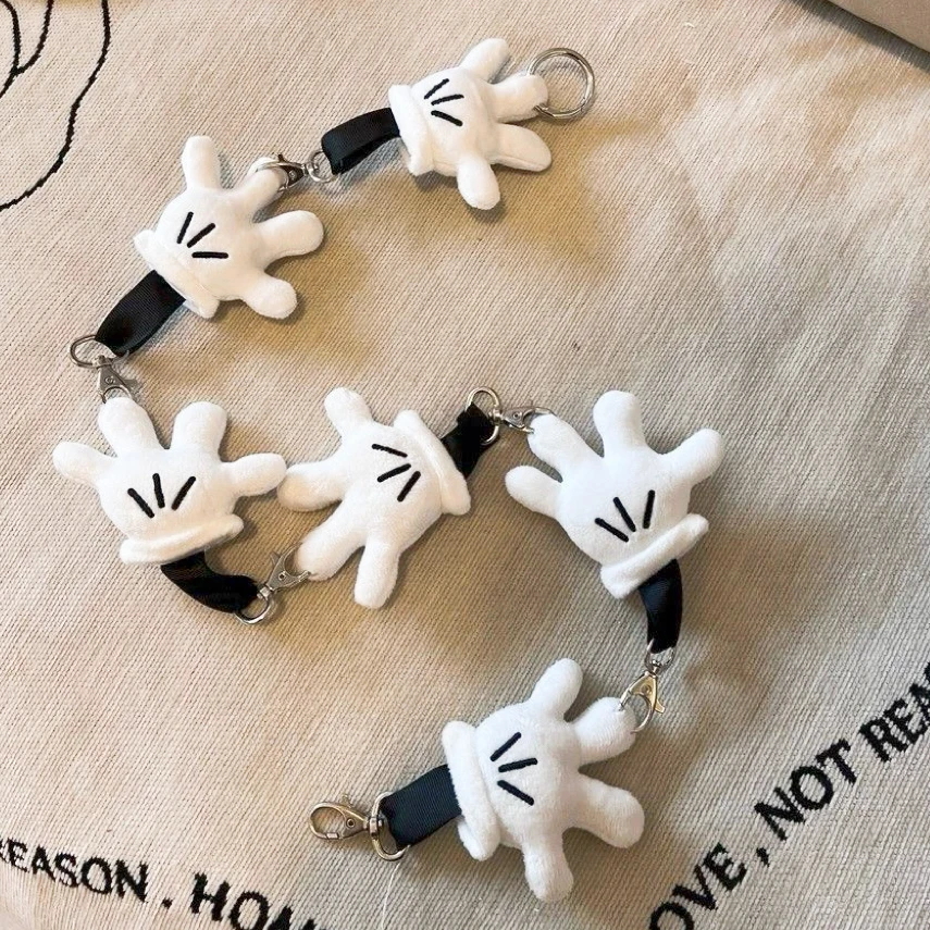 momobobi新款腰带儿童韩版可爱手掌百搭个性腰链立体手掌玩偶链条