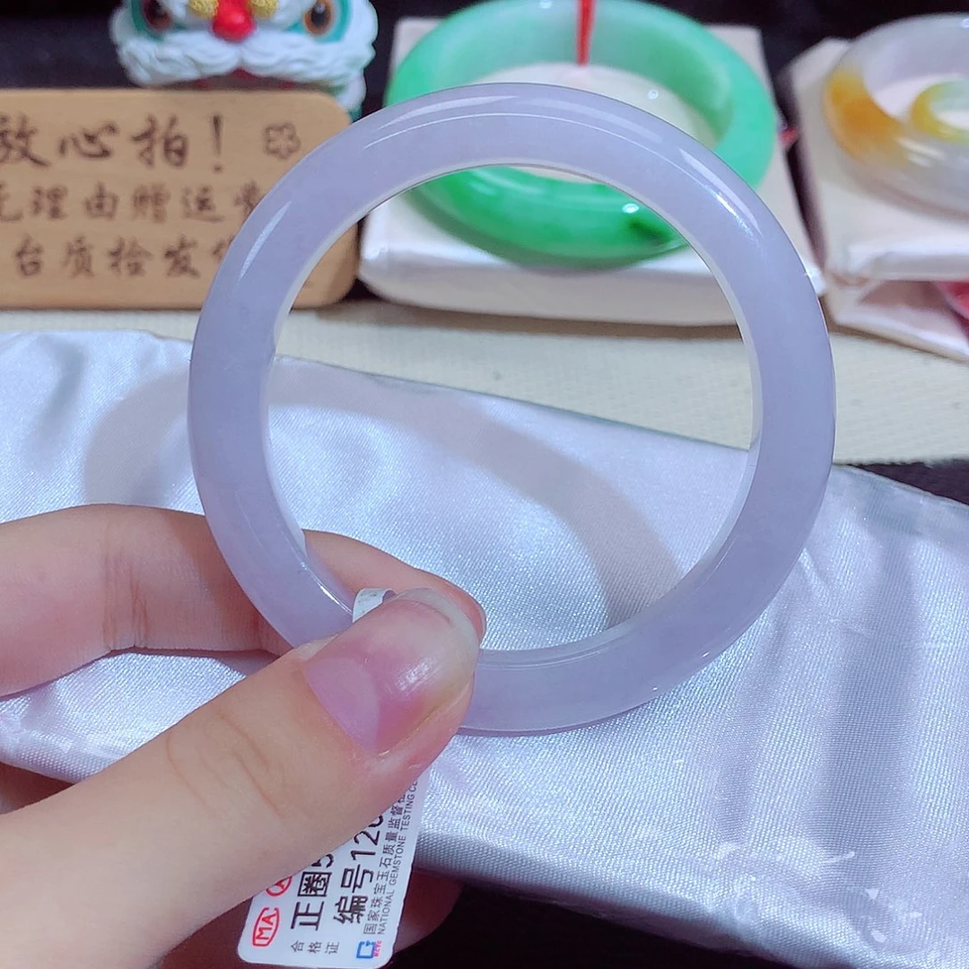 翡翠未镶嵌手镯1201