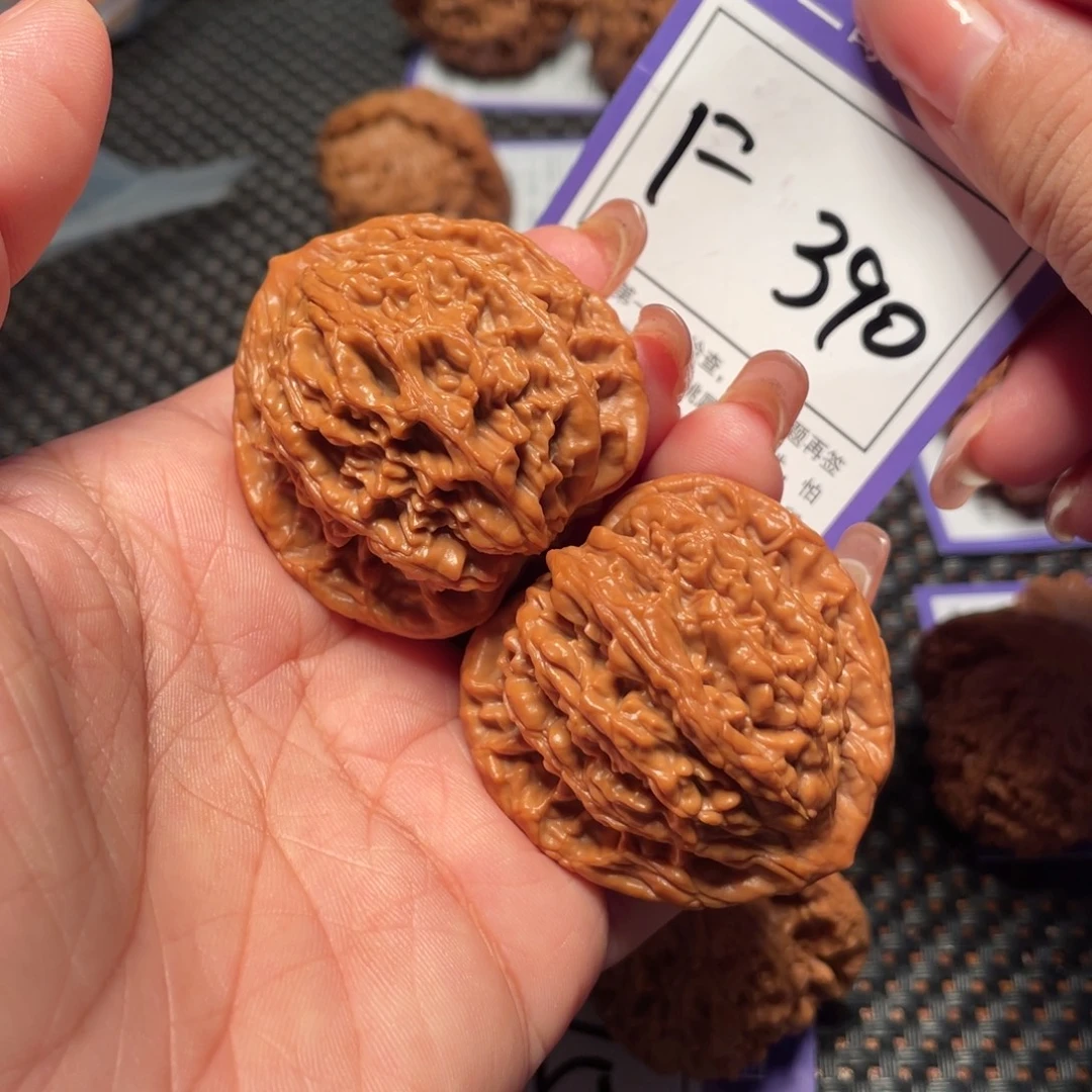 桃核把件390号麦穗41