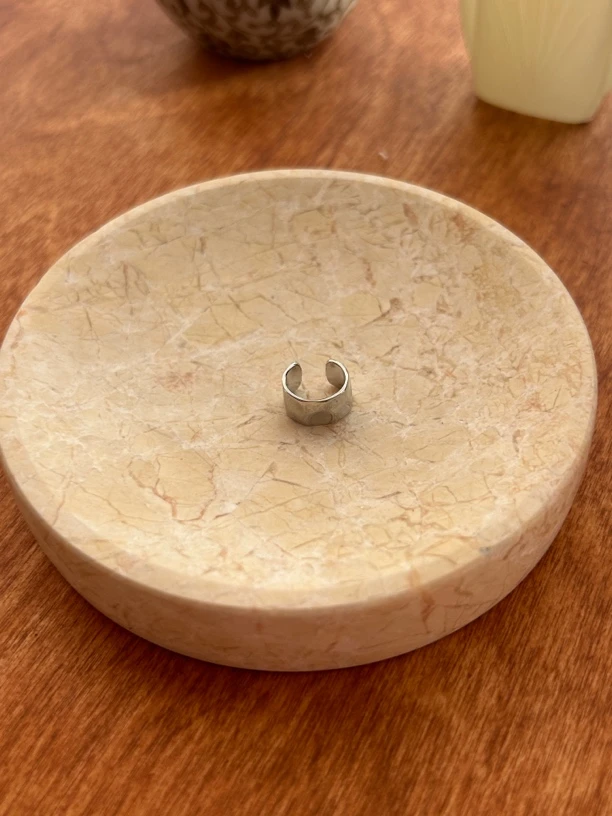 钛钢耳饰 木木部屋 简约日系 耳骨夹 素色银耳骨夹