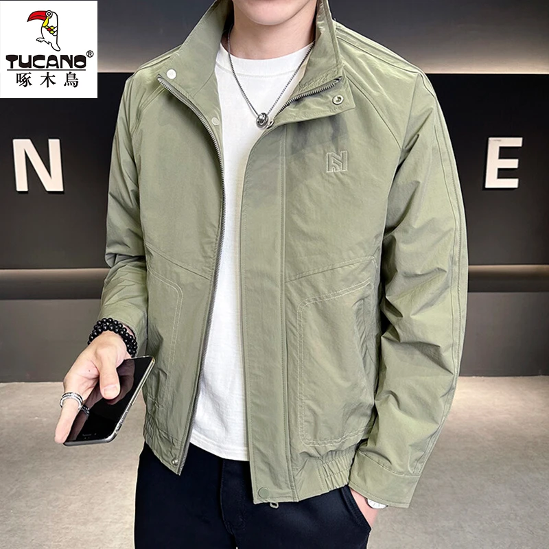 TUCANO/啄木鳥春秋新款立领夹克男士韩版简约风休闲时尚外套上衣