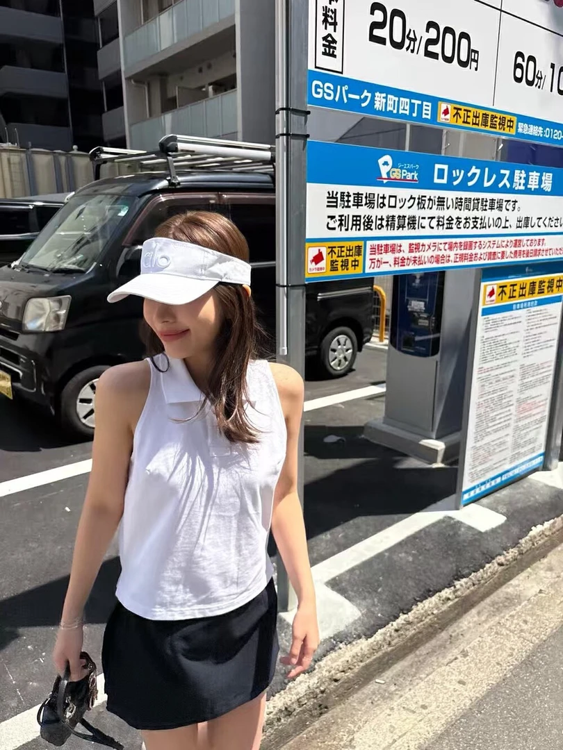 夏上新【ORI】简约学院风翻领 Polo背心  yy258055#  TXQ