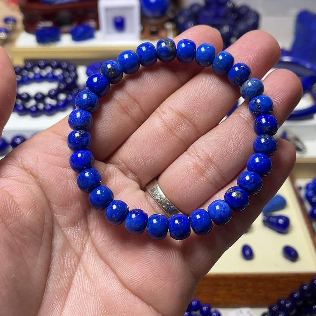 青金石未镶嵌福利8mm老型手串