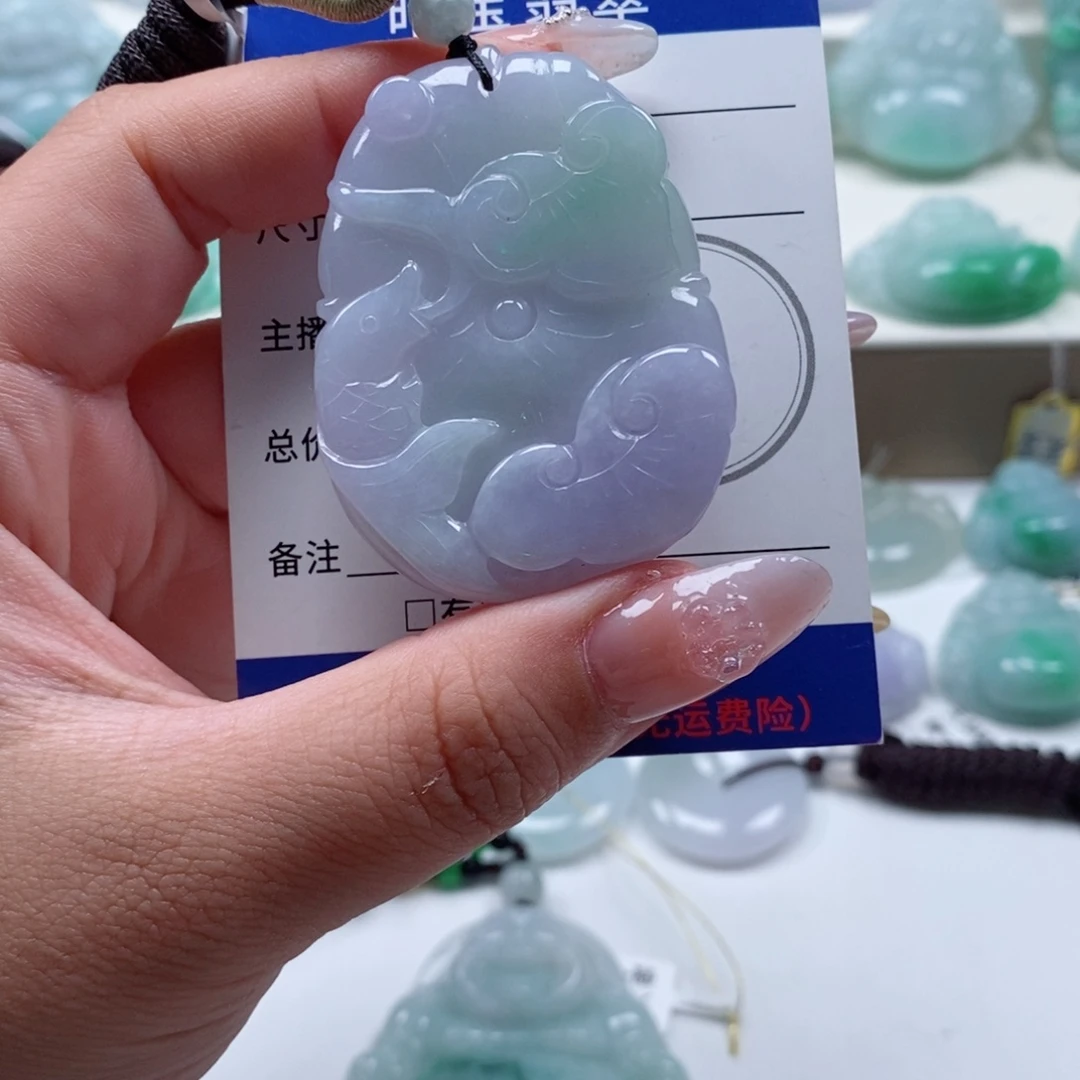颈饰未镶嵌翡翠天然翡翠